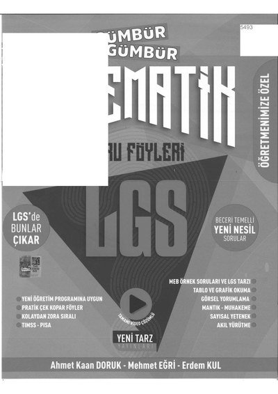MATEMATİK GÜMBÜR GÜMBÜR SORU FÖYLERİ LGS Vega Efsanesi