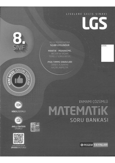 MATEMATİK SORU BANKASI TAMAMI ÇÖZÜMLÜ