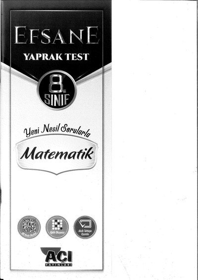 EFSANE YAPRAK TEST YENİ NESİL SORULARLA MATEMATİK