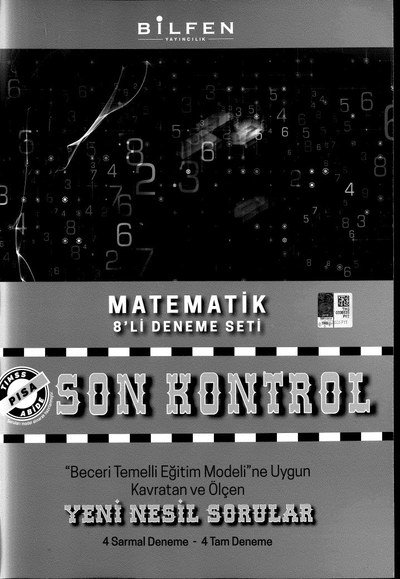 MATEMATİK 8'Lİ DENEME SETİ SON KONTROL