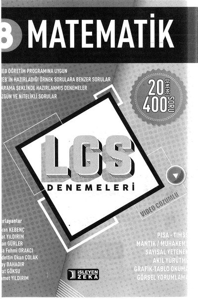 MATEMATİK LGS DENEMELERİ 20 DENEME Vega Efsanesi