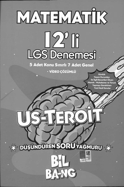 MATEMATİK 12'Lİ LGS DENEMESİ US-TEROIT BİL BA-NG