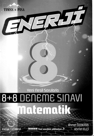 ENERJİ 8+8 DENEME SINAVI MATEMATİK Vega Efsanesi