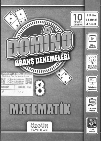 DOMİNO BRANŞ DENEMLERİ MATEMATİK Vega Efsanesi