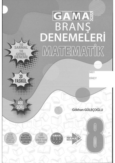 BRANŞ DENEMELERİ MATEMATİK Vega Efsanesi