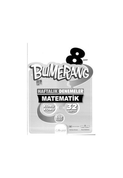 BUMERANG HAFTALIK DENEMELER MATEMATİK Vega Efsanesi