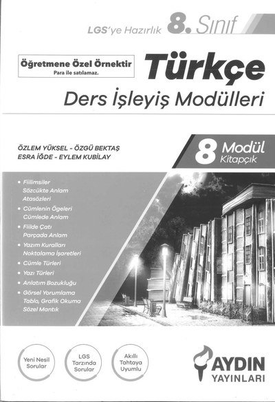 TÜRKÇE DERS İŞLEYİŞ MODÜLLERİ Vega Efsanesi