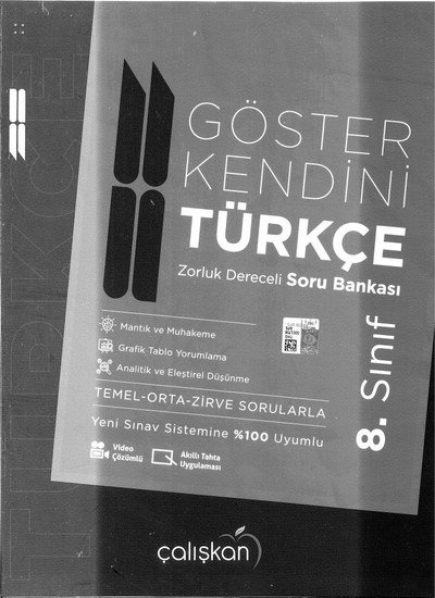 GÖSTER KENDİNİ TÜRKÇE SORU BANKASI Vega Efsanesi