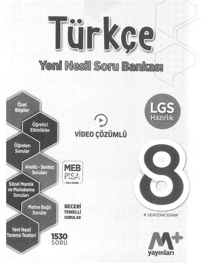 TÜRKÇE YENİ NESİL SORU BANKASI Vega Efsanesi