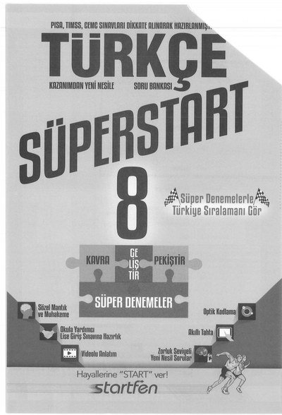 TÜRKÇE SORU BANKASI SÜPERSTART SÜPER DENEMELER Vega Efsanesi