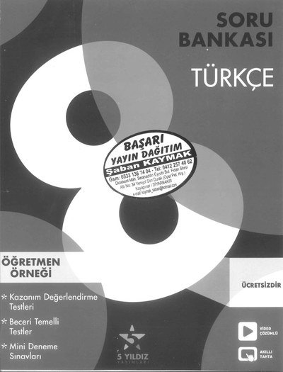 SORU BANKASI TÜRKÇE Vega Efsanesi