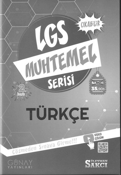 LGS MUHTEMELSERİSİ TÜRKÇE Vega Efsanesi