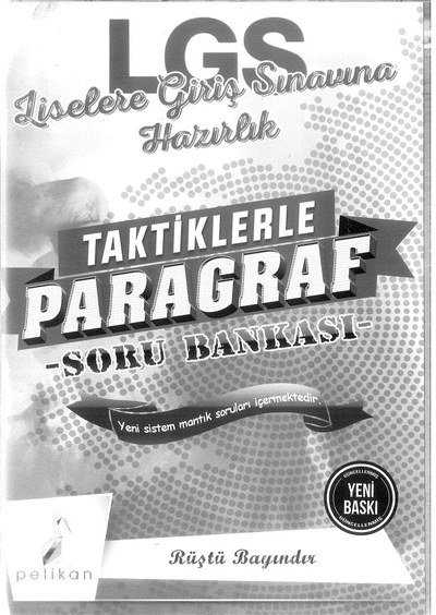 LGS LİSELERE GİRİŞ SINAVINA HAZIRLIK PARAGRAF SORU BANKASI Vega Efsanesi