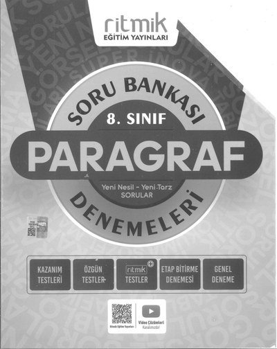 SORU BANKASI PARAGRAF DENEMELERİ YENİ NESİL SORULAR Vega Efsanesi