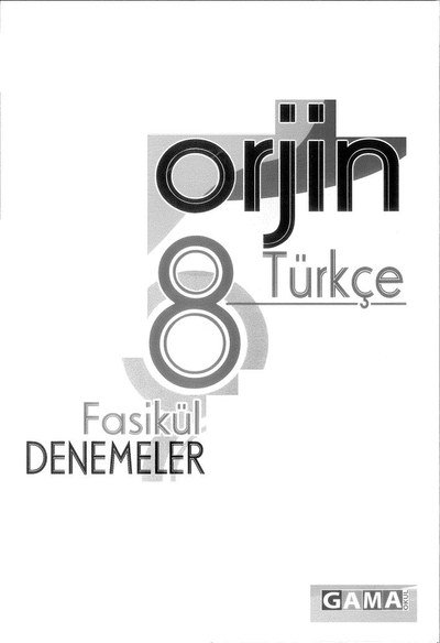 ORJİN TÜRKÇE FASİKÜL DENEMELER