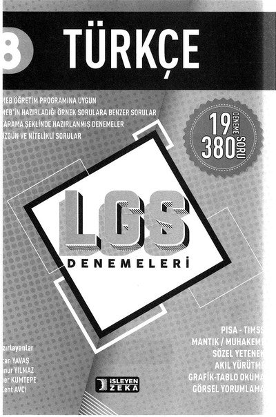 TÜRKÇE 19 DENEME LGS DENEMELERİ Vega Efsanesi
