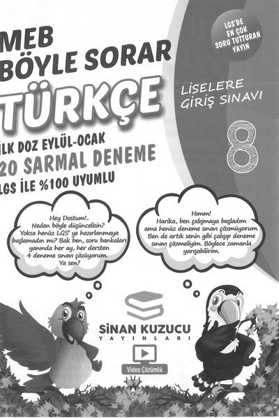 MEB BÖYLE SORAR TÜRKÇE 20 SARMAL DENEME