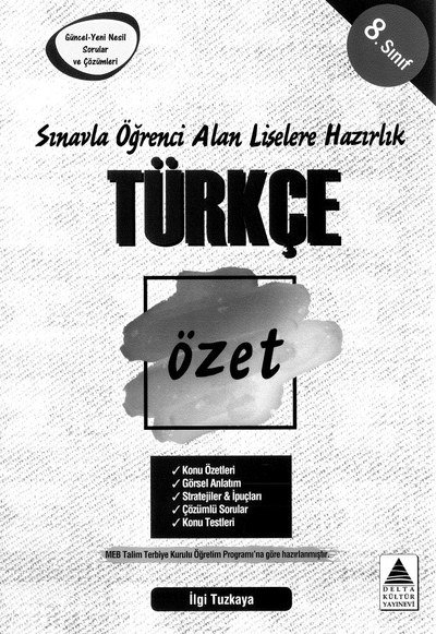 TÜRKÇE ÖZET GÜNCEL YENİ NESİL SORULAR VE ÇÖZÜMLERİ Vega Efsanesi