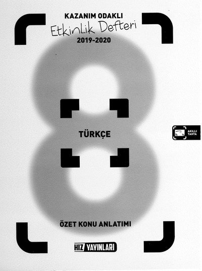 KAZANIM ODAKLI ETKİNLİK DEFTERİ TÜRKÇE ÖZET KONU ANLATIMI