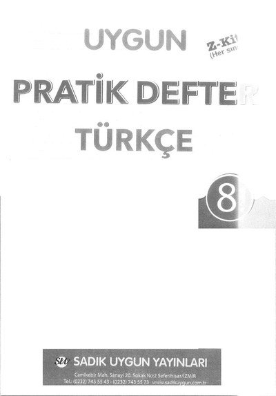 PRATİK DEFTERİ TÜRKÇE Vega Efsanesi