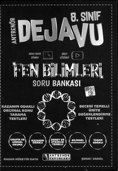 ANTRENÖR DEJAVU FEN BİLİMLERİ SORU BANKASI Vega Efsanesi