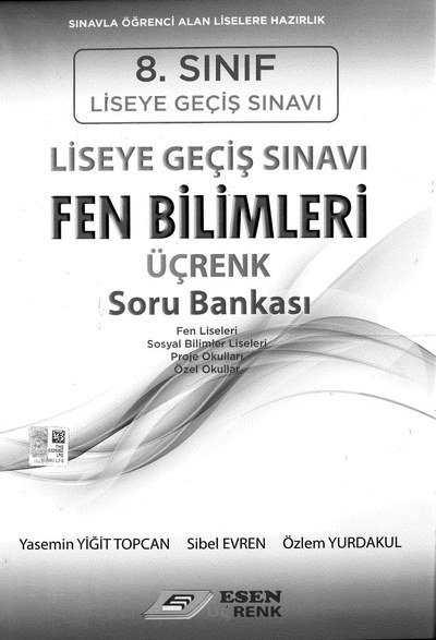 LİSEYE GEÇİŞ SINAVI FEN BİLİMLERİ ÜÇRENK SORU BANKASI Vega Efsanesi