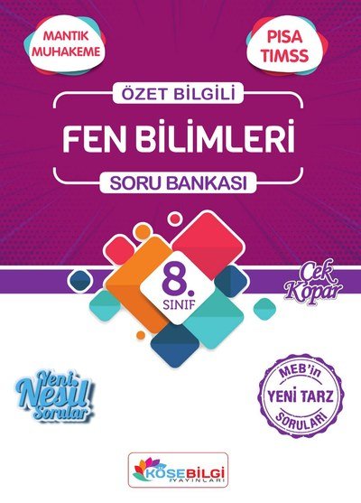 ÖZET BİLGİLİ FEN BİLİMLERİ SORU BANKASI