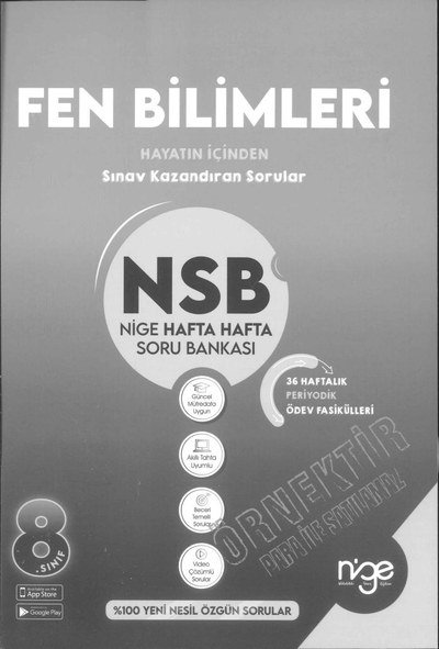 FEN BİLİMLERİ NSB HAFTA HAFTA SORU BANKASI
