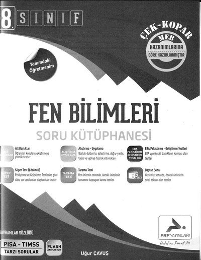 FEN BİLİMLERİ SORU KÜTÜPHANESİ Vega Efsanesi