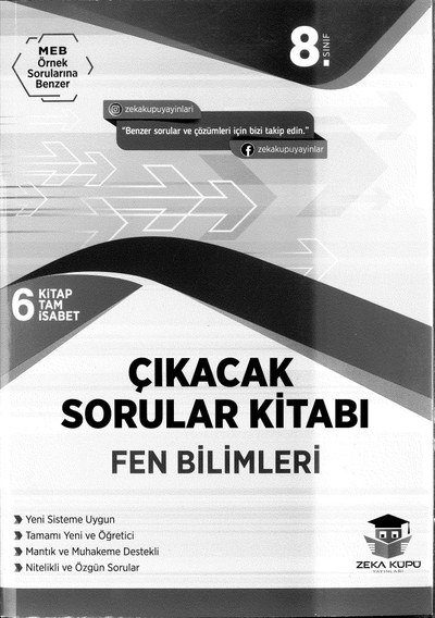 ÇIKACAK SORULAR KİTABI FEN BİLİMLERİ Vega Efsanesi