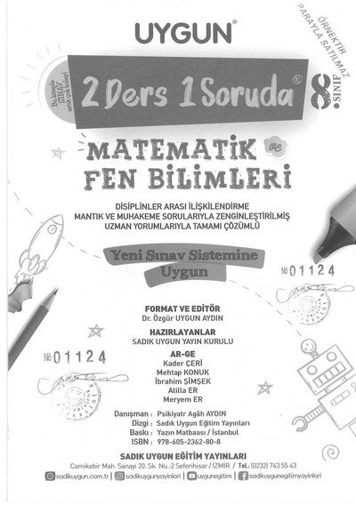 2 DERS 1 SORUDA MATEMATİK VE FEN BİLİMLERİ Vega Efsanesi