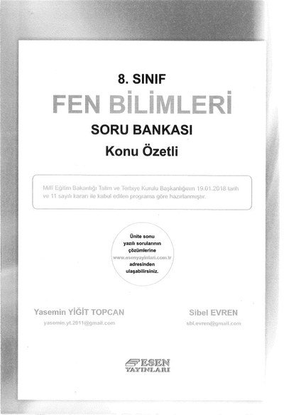 FEN BİLİMLERİ SORU BANKASI KONU ÖZETLİ