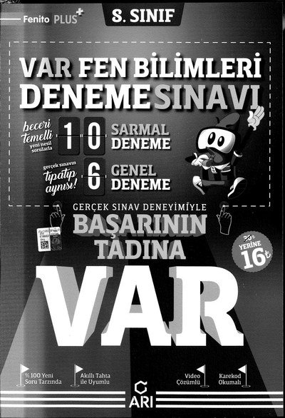VAR FEN BİLİMLERİ DENEME SINAVI Vega Efsanesi