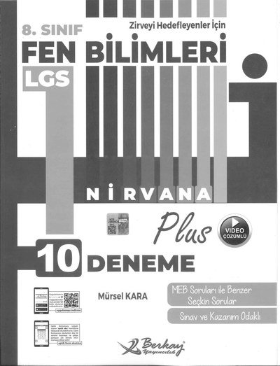 FEN BİLİMLERİ LGS NİRVANA 10 DENEME Vega Efsanesi