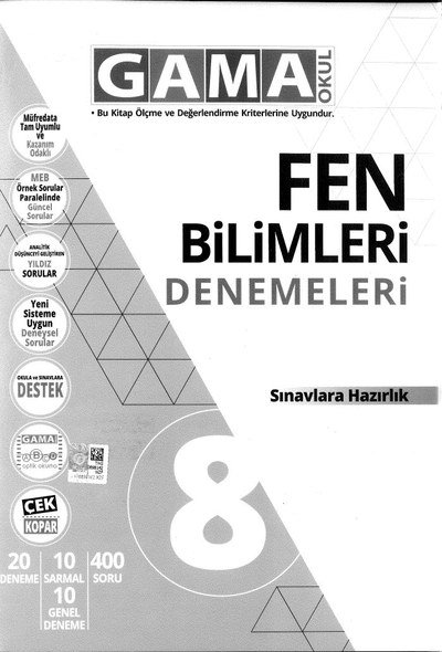 FEN BİLİMLERİ DENEMELERİ Vega Efsanesi