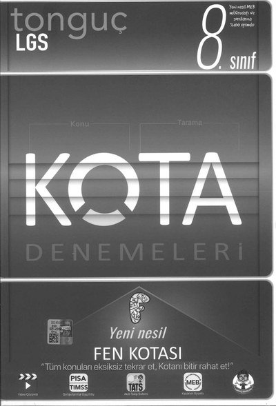 KOTA DENEMELERİ YENİ NESİL FEN KOTASI Vega Efsanesi