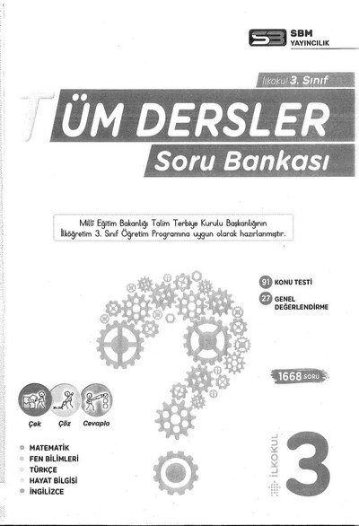 TÜM DERSLER SORU BANKASI