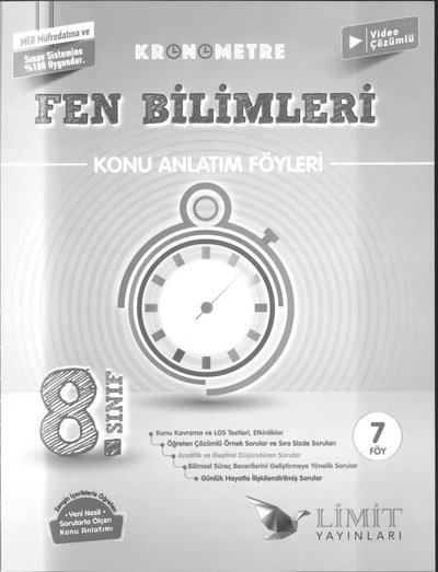 KRONOMETRE FEN BİLİMLERİ KONU ANLATIM FÖYLERİ Vega Efsanesi