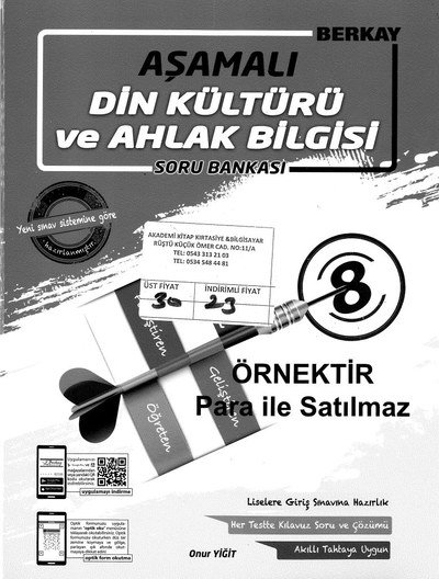 AŞAMALI DİN KÜLTÜRÜ VE AHLAK BİLGİSİ SORU BANKASI