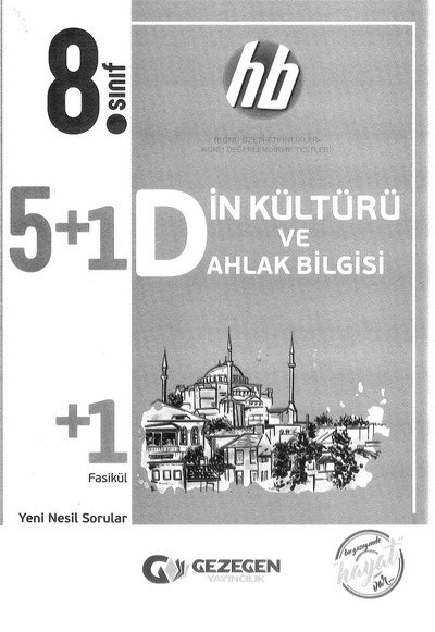 5+1 DİN KÜLTÜRÜ VE AHLAK BİLGİSİ +1 FASİKÜL Vega Efsanesi