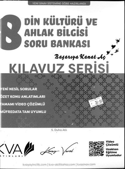 DİN KÜLTÜRÜ VE AHLAK BİLGİSİ SORU BANKASI KILAVUZ SERİSİ Vega Efsanesi