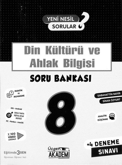 DİN KÜLTÜRÜ VE AHLAK BİLGİSİ SORU BANKASI Vega Efsanesi