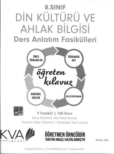 DİN KÜLTÜRÜ VE AHLAK BİLGİSİ DERS ANLATIM FASİKÜLLERİ Vega Efsanesi