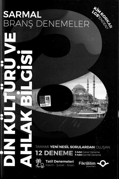 DİN KÜLTÜRÜ VE AHLAK BİLGİSİ 12 DENEME Vega Efsanesi