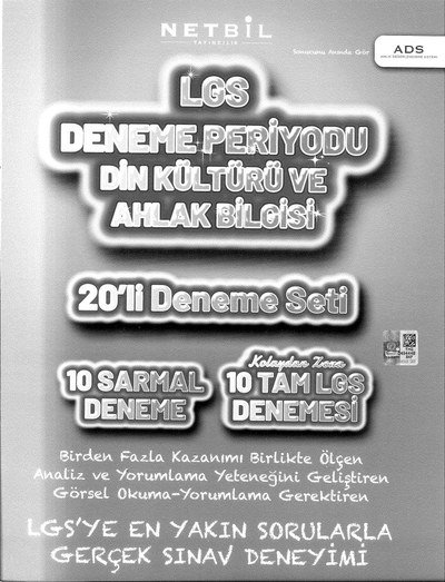 LGS DENEME PERİYODU DİN KÜLTÜRÜ VE AHLAK BİLGİSİ 20'Lİ DENEME
