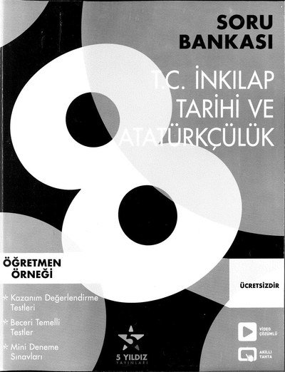 T.C. İNKILAP TARİHİ VE ATATÜRKÇÜLÜK SORU BANKASI Vega Efsanesi