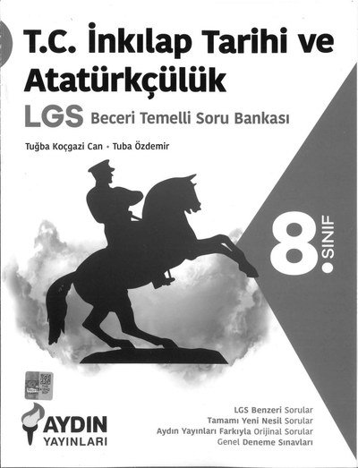 T.C. İNKILAP TARİHİ VE ATATÜRKÇÜLÜK SORU BANKASI LGS BECERİ TEMELLİ Vega Efsanesi