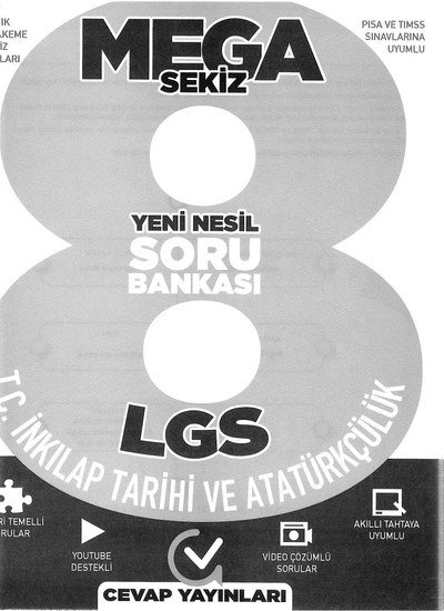 MEGA SEKİZ LGS T.C. İNKILAP TARİHİ VE ATATÜRKÇÜLÜK SORU BANKASI Vega Efsanesi