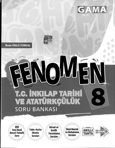 FENOMEN T.C. İNKILAP TARİHİ VE ATATÜRKÇÜLÜK SORU BANKASI