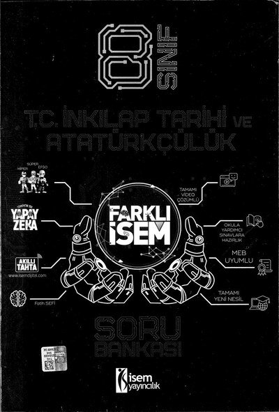 T.C. İNKILAP TARİHİ VE ATATÜRKÇÜLÜK FARKLI İSEM SORU BANKASI Vega Efsanesi